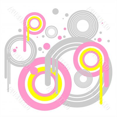 Pastel circles background