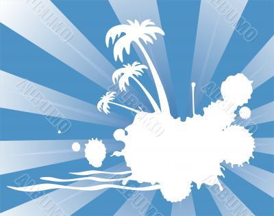 Tropical silhouette