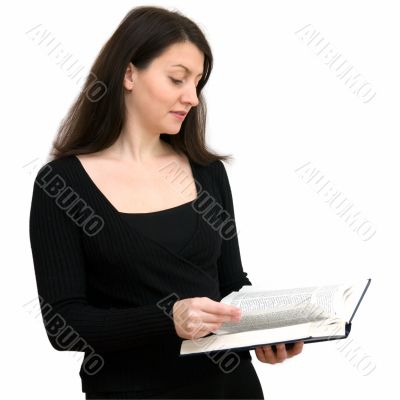 reading woman