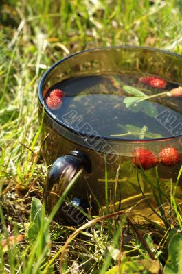 Strawberry tea