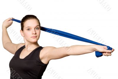 Stretching with a Resistance Band