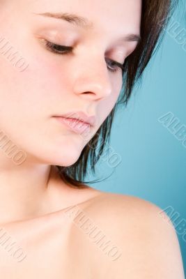 Girl is showing her skin