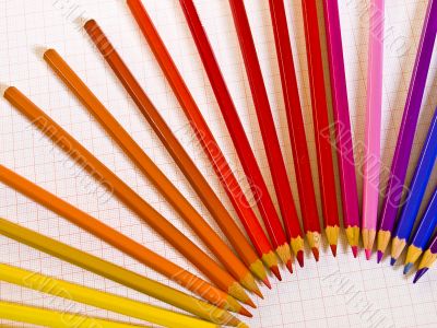 Rainbow pencils