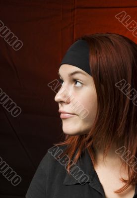 Girl looking away