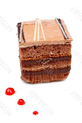 Delicious chocolate cake