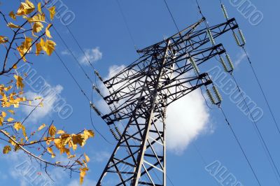 high-voltage line