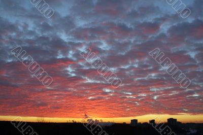 Dramatic sunset