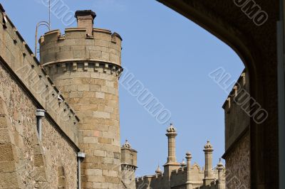 Towers of palace