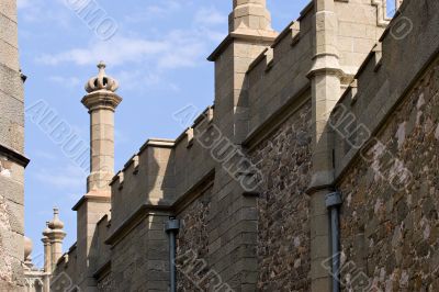 big medieval castle
