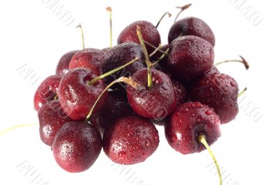 fresh wine red cherries