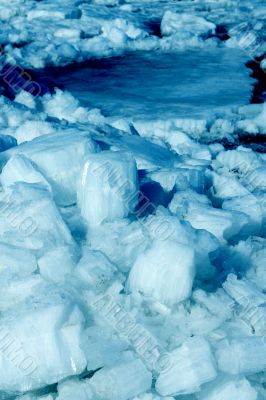 Blue ice