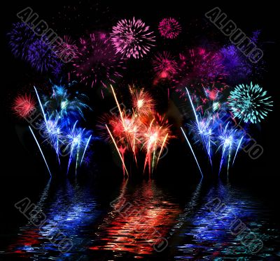 Firework. Illustration