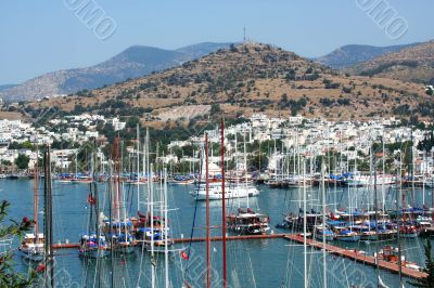 Yachts on berth