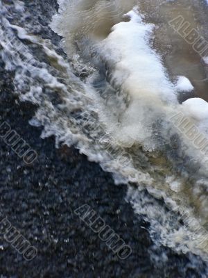 stream and ice