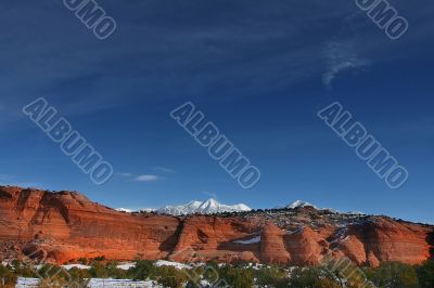 Red Rock Snow