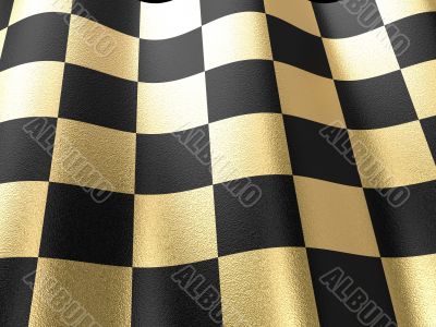 Gold chess board