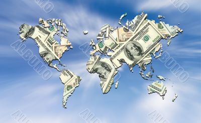 Earth dollar concept