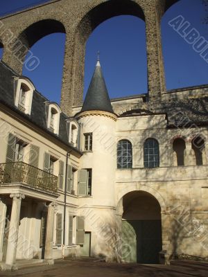 aqueduct and castle