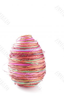 abstract red easter egg