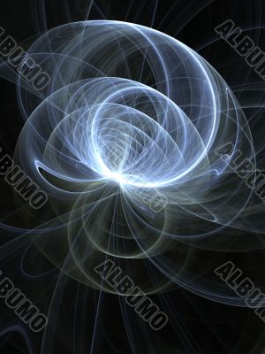 Curving Threads Abstract Background