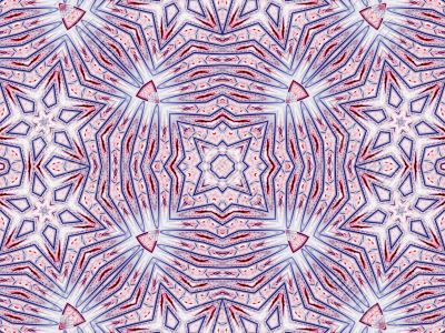 Star Kaleidoscopic Pattern Abstract Background