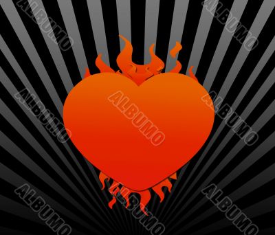 Flaming Heart