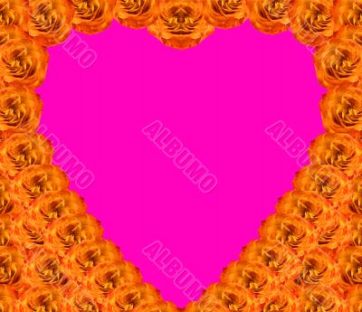 Pink heart.