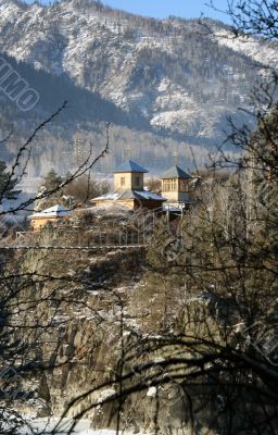 Altai Mountain with snow in