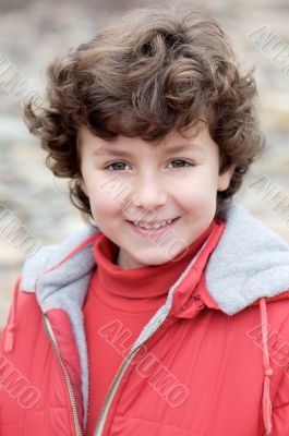 Happy child smiling