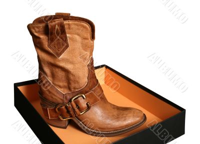 Boot of the cowboy
