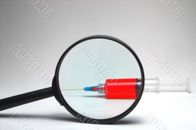 Magnified Syringe