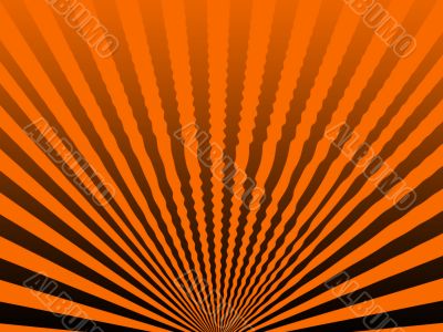 Warped sunburst background
