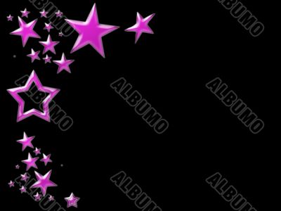 pink star background