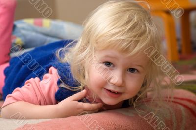 beautiful smiling girl