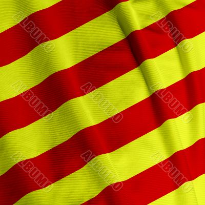 Catalunyan Flag Closeup