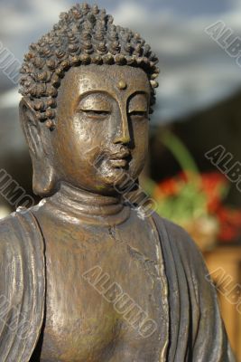 Bronze buddha.