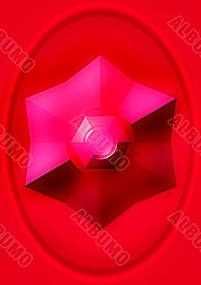 a processed product in the oval.