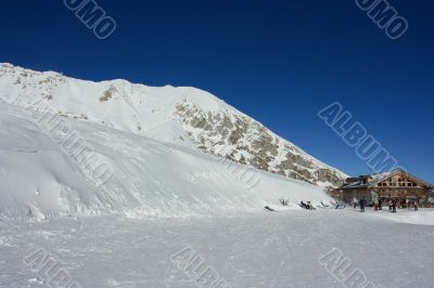 Relax at ski bar
