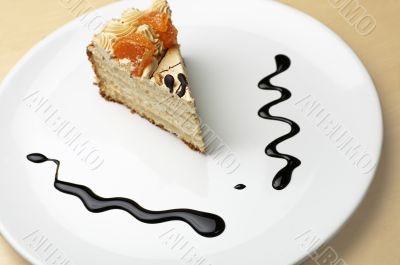 piece of orange pie