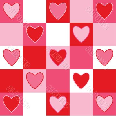 Checkerd Hearts