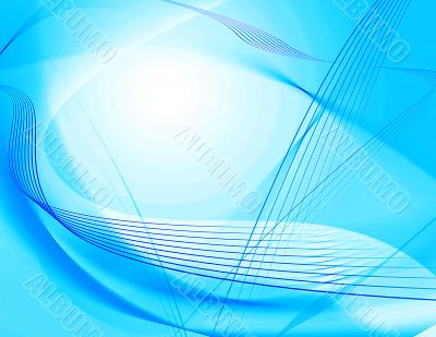 Blue Abstract Computer Background