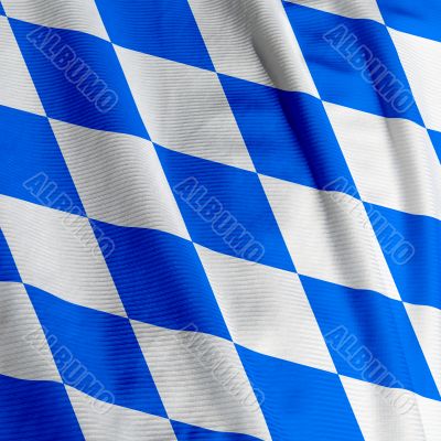 Bavarian Flag Closeup