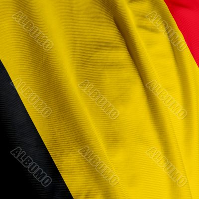 Belgian Flag Closeup