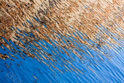 Abstract water reflection