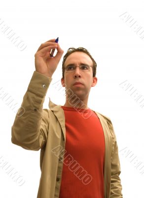 Man Writing Your Text