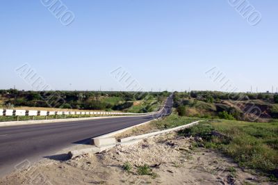 deserted car road