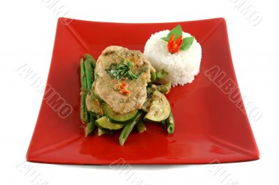 Thai Green Poached Chicken 1
