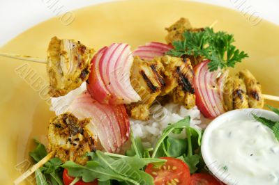 Chicken Tandoori Skewers 1