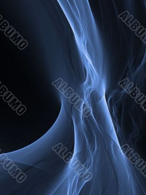 Liquid Blues Abstract Background