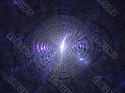 Blending Arches and Light Abstract Background